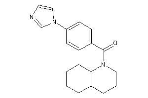 3,4,4a,5,6,7,8,8a-octahydro-2H-quinolin-1-yl-(4-imidazol-1-ylphenyl)methanone