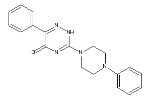 6-phenyl-3-(4-phenylpiperazino)-2H-1,2,4-triazin-5-one