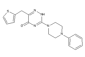 3-(4-phenylpiperazino)-6-(2-thenyl)-2H-1,2,4-triazin-5-one