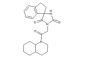 3-[2-(3,4,4a,5,6,7,8,8a-octahydro-2H-quinolin-1-yl)-2-keto-ethyl]spiro[imidazolidine-5,1'-indane]-2,4-quinone