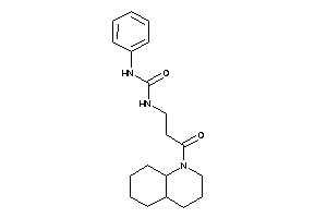 1-[3-(3,4,4a,5,6,7,8,8a-octahydro-2H-quinolin-1-yl)-3-keto-propyl]-3-phenyl-urea