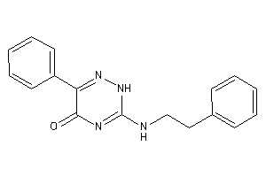 3-(phenethylamino)-6-phenyl-2H-1,2,4-triazin-5-one