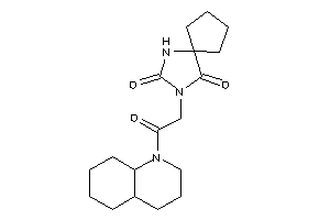 3-[2-(3,4,4a,5,6,7,8,8a-octahydro-2H-quinolin-1-yl)-2-keto-ethyl]-1,3-diazaspiro[4.4]nonane-2,4-quinone