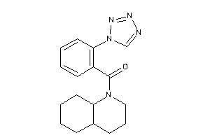 3,4,4a,5,6,7,8,8a-octahydro-2H-quinolin-1-yl-[2-(tetrazol-1-yl)phenyl]methanone