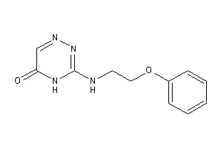 3-(2-phenoxyethylamino)-4H-1,2,4-triazin-5-one