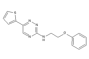 2-phenoxyethyl-[6-(2-thienyl)-1,2,4-triazin-3-yl]amine