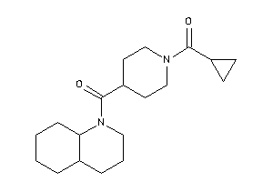 [4-(3,4,4a,5,6,7,8,8a-octahydro-2H-quinoline-1-carbonyl)piperidino]-cyclopropyl-methanone