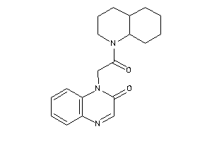 1-[2-(3,4,4a,5,6,7,8,8a-octahydro-2H-quinolin-1-yl)-2-keto-ethyl]quinoxalin-2-one