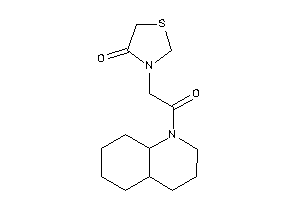 3-[2-(3,4,4a,5,6,7,8,8a-octahydro-2H-quinolin-1-yl)-2-keto-ethyl]thiazolidin-4-one