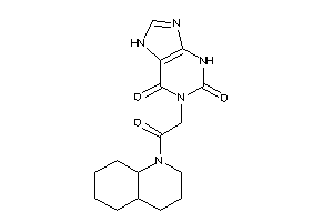 1-[2-(3,4,4a,5,6,7,8,8a-octahydro-2H-quinolin-1-yl)-2-keto-ethyl]-7H-xanthine