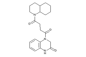 1-(3,4,4a,5,6,7,8,8a-octahydro-2H-quinolin-1-yl)-4-(3-keto-2,4-dihydroquinoxalin-1-yl)butane-1,4-dione