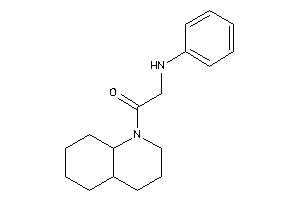 1-(3,4,4a,5,6,7,8,8a-octahydro-2H-quinolin-1-yl)-2-anilino-ethanone