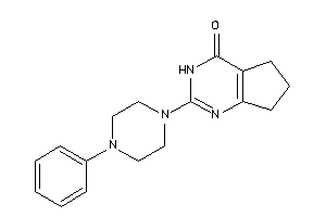 2-(4-phenylpiperazino)-3,5,6,7-tetrahydrocyclopenta[d]pyrimidin-4-one