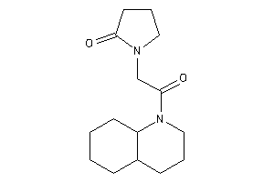 1-[2-(3,4,4a,5,6,7,8,8a-octahydro-2H-quinolin-1-yl)-2-keto-ethyl]-2-pyrrolidone