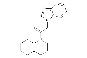 1-(3,4,4a,5,6,7,8,8a-octahydro-2H-quinolin-1-yl)-2-(benzotriazol-1-yl)ethanone