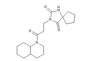 3-[3-(3,4,4a,5,6,7,8,8a-octahydro-2H-quinolin-1-yl)-3-keto-propyl]-1,3-diazaspiro[4.4]nonane-2,4-quinone