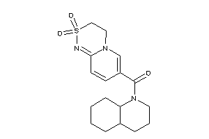 3,4,4a,5,6,7,8,8a-octahydro-2H-quinolin-1-yl-(2,2-diketo-3,4-dihydropyrido[2,1-c][1,2,4]thiadiazin-7-yl)methanone