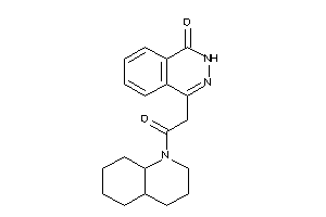 4-[2-(3,4,4a,5,6,7,8,8a-octahydro-2H-quinolin-1-yl)-2-keto-ethyl]-2H-phthalazin-1-one