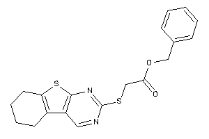 2-(5,6,7,8-tetrahydrobenzothiopheno[2,3-d]pyrimidin-2-ylthio)acetic Acid Benzyl Ester