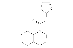 1-(3,4,4a,5,6,7,8,8a-octahydro-2H-quinolin-1-yl)-2-cyclopent-2-en-1-yl-ethanone