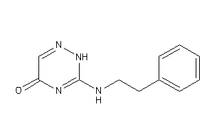 3-(phenethylamino)-2H-1,2,4-triazin-5-one