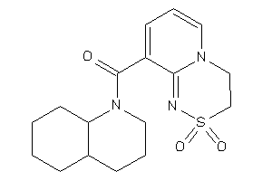 3,4,4a,5,6,7,8,8a-octahydro-2H-quinolin-1-yl-(2,2-diketo-3,4-dihydropyrido[2,1-c][1,2,4]thiadiazin-9-yl)methanone