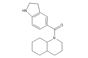 3,4,4a,5,6,7,8,8a-octahydro-2H-quinolin-1-yl(indolin-5-yl)methanone