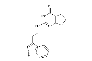 Image of 2-[2-(1H-indol-3-yl)ethylamino]-3,5,6,7-tetrahydrocyclopenta[d]pyrimidin-4-one