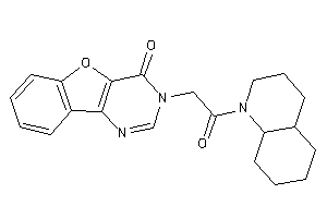 3-[2-(3,4,4a,5,6,7,8,8a-octahydro-2H-quinolin-1-yl)-2-keto-ethyl]benzofuro[3,2-d]pyrimidin-4-one