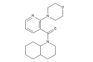 3,4,4a,5,6,7,8,8a-octahydro-2H-quinolin-1-yl-(2-morpholino-3-pyridyl)methanone