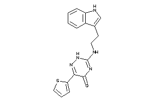 3-[2-(1H-indol-3-yl)ethylamino]-6-(2-thienyl)-2H-1,2,4-triazin-5-one