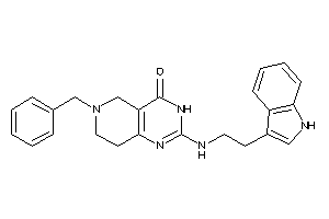 6-benzyl-2-[2-(1H-indol-3-yl)ethylamino]-3,5,7,8-tetrahydropyrido[4,3-d]pyrimidin-4-one