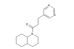 1-(3,4,4a,5,6,7,8,8a-octahydro-2H-quinolin-1-yl)-3-(5-pyrimidyl)propan-1-one