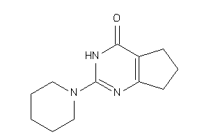 Image of 2-piperidino-3,5,6,7-tetrahydrocyclopenta[d]pyrimidin-4-one
