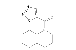 3,4,4a,5,6,7,8,8a-octahydro-2H-quinolin-1-yl(thiadiazol-5-yl)methanone