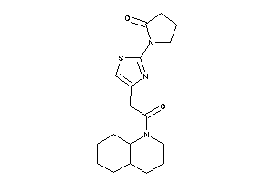 1-[4-[2-(3,4,4a,5,6,7,8,8a-octahydro-2H-quinolin-1-yl)-2-keto-ethyl]thiazol-2-yl]-2-pyrrolidone