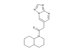 1-(3,4,4a,5,6,7,8,8a-octahydro-2H-quinolin-1-yl)-2-([1,2,4]triazolo[1,5-a]pyrimidin-6-yl)ethanone