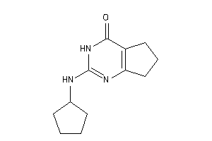 Image of 2-(cyclopentylamino)-3,5,6,7-tetrahydrocyclopenta[d]pyrimidin-4-one