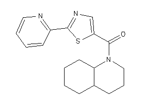 3,4,4a,5,6,7,8,8a-octahydro-2H-quinolin-1-yl-[2-(2-pyridyl)thiazol-5-yl]methanone