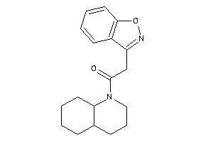 1-(3,4,4a,5,6,7,8,8a-octahydro-2H-quinolin-1-yl)-2-indoxazen-3-yl-ethanone