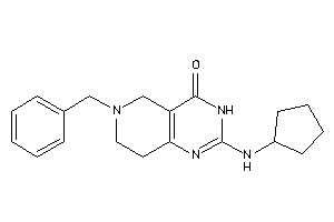 6-benzyl-2-(cyclopentylamino)-3,5,7,8-tetrahydropyrido[4,3-d]pyrimidin-4-one