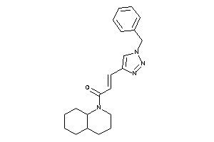 1-(3,4,4a,5,6,7,8,8a-octahydro-2H-quinolin-1-yl)-3-(1-benzyltriazol-4-yl)prop-2-en-1-one