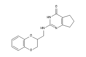 Image of 2-(2,3-dihydro-1,4-benzodioxin-3-ylmethylamino)-3,5,6,7-tetrahydrocyclopenta[d]pyrimidin-4-one