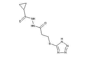 N'-[3-(1H-tetrazol-5-ylthio)propanoyl]cyclopropanecarbohydrazide