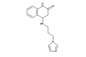 4-(3-imidazol-1-ylpropylamino)-3,4-dihydrocarbostyril