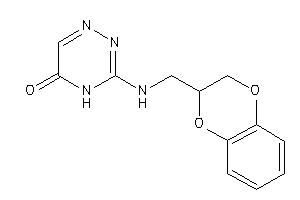 3-(2,3-dihydro-1,4-benzodioxin-3-ylmethylamino)-4H-1,2,4-triazin-5-one