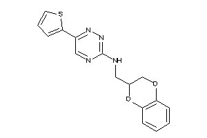 2,3-dihydro-1,4-benzodioxin-3-ylmethyl-[6-(2-thienyl)-1,2,4-triazin-3-yl]amine