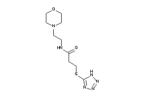 N-(2-morpholinoethyl)-3-(1H-tetrazol-5-ylthio)propionamide