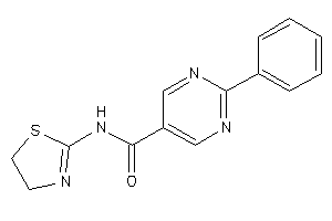 2-phenyl-N-(2-thiazolin-2-yl)pyrimidine-5-carboxamide