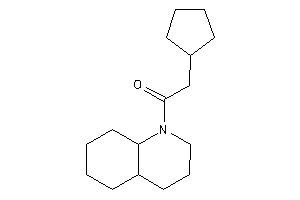 1-(3,4,4a,5,6,7,8,8a-octahydro-2H-quinolin-1-yl)-2-cyclopentyl-ethanone